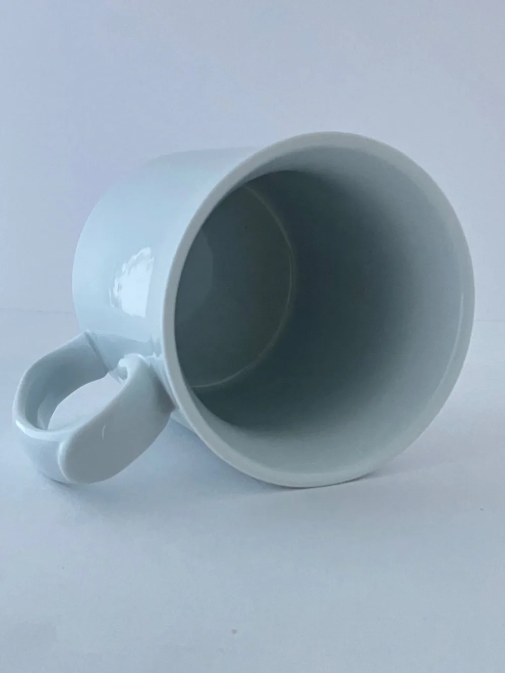 William Sonoma Pantry Essentials White Coffee, Tea Mugs Cups 3.75” H